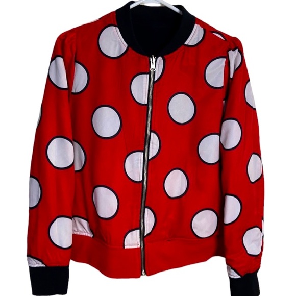 DISNEY Store Brand Unique Mickey/Minnie Reversible Jacket Size Sm - Picture 4 of 10